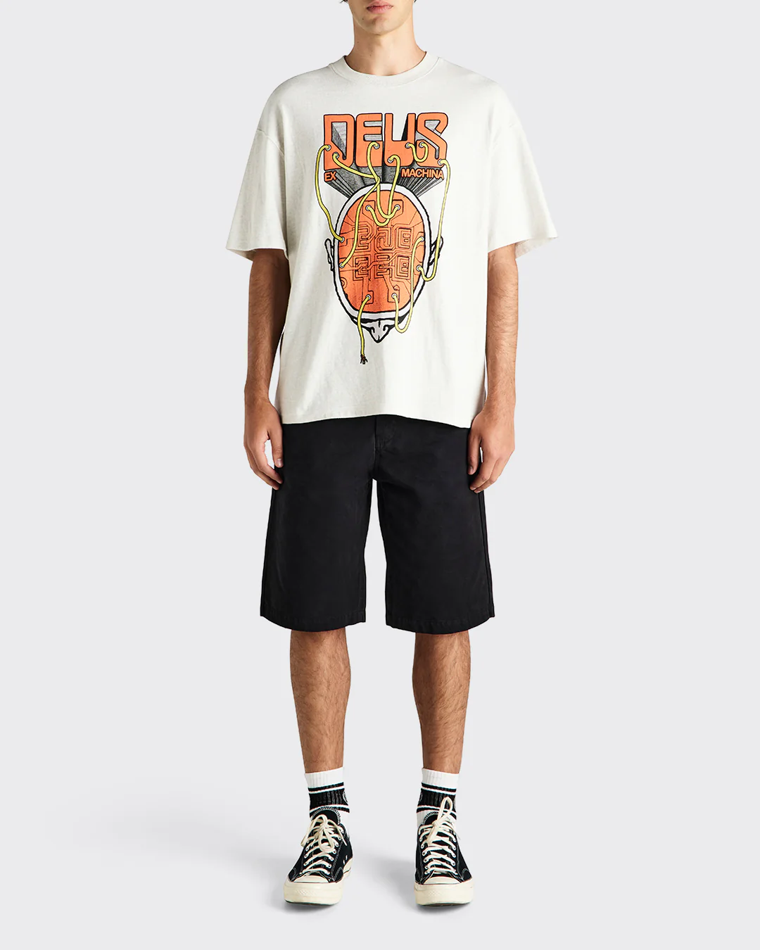 Plug And Play Tee - Light Grey Marle - Image 5