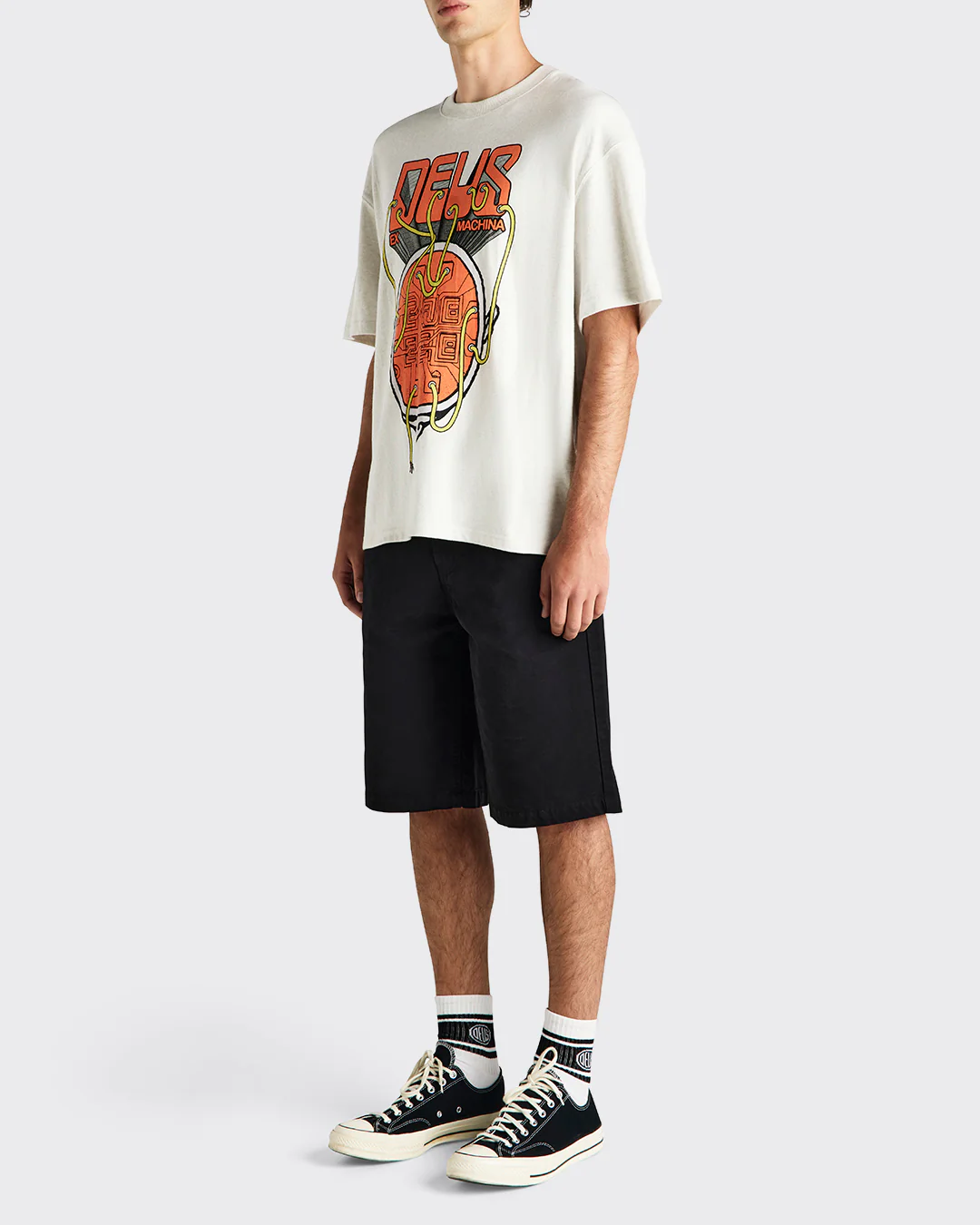 Plug And Play Tee - Light Grey Marle - Image 9