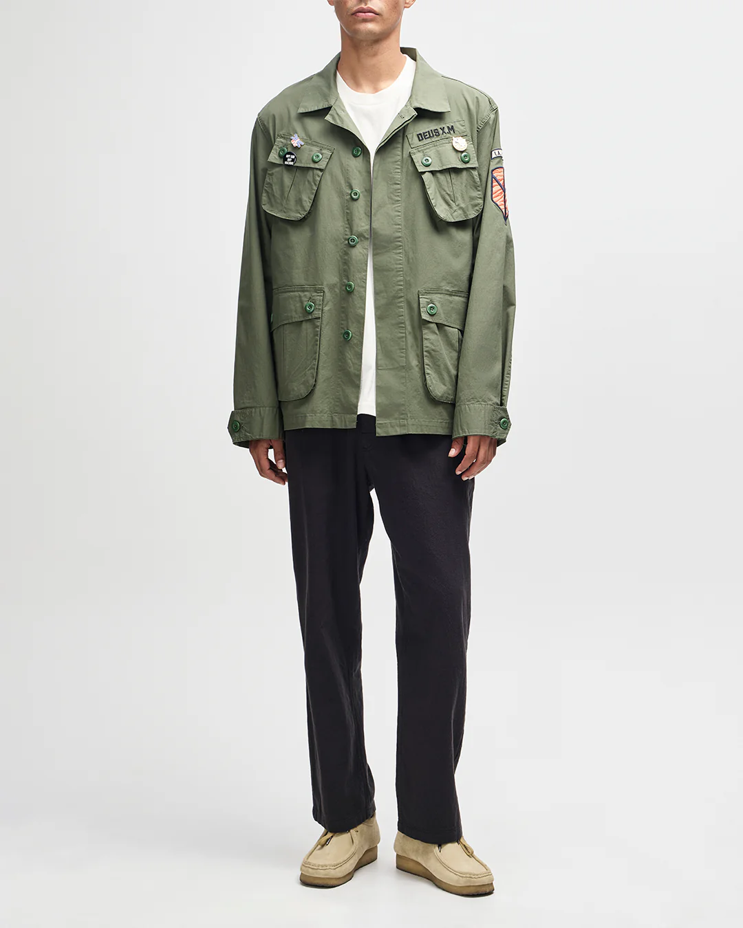 Power Overshirt - Pine Green - Image 5