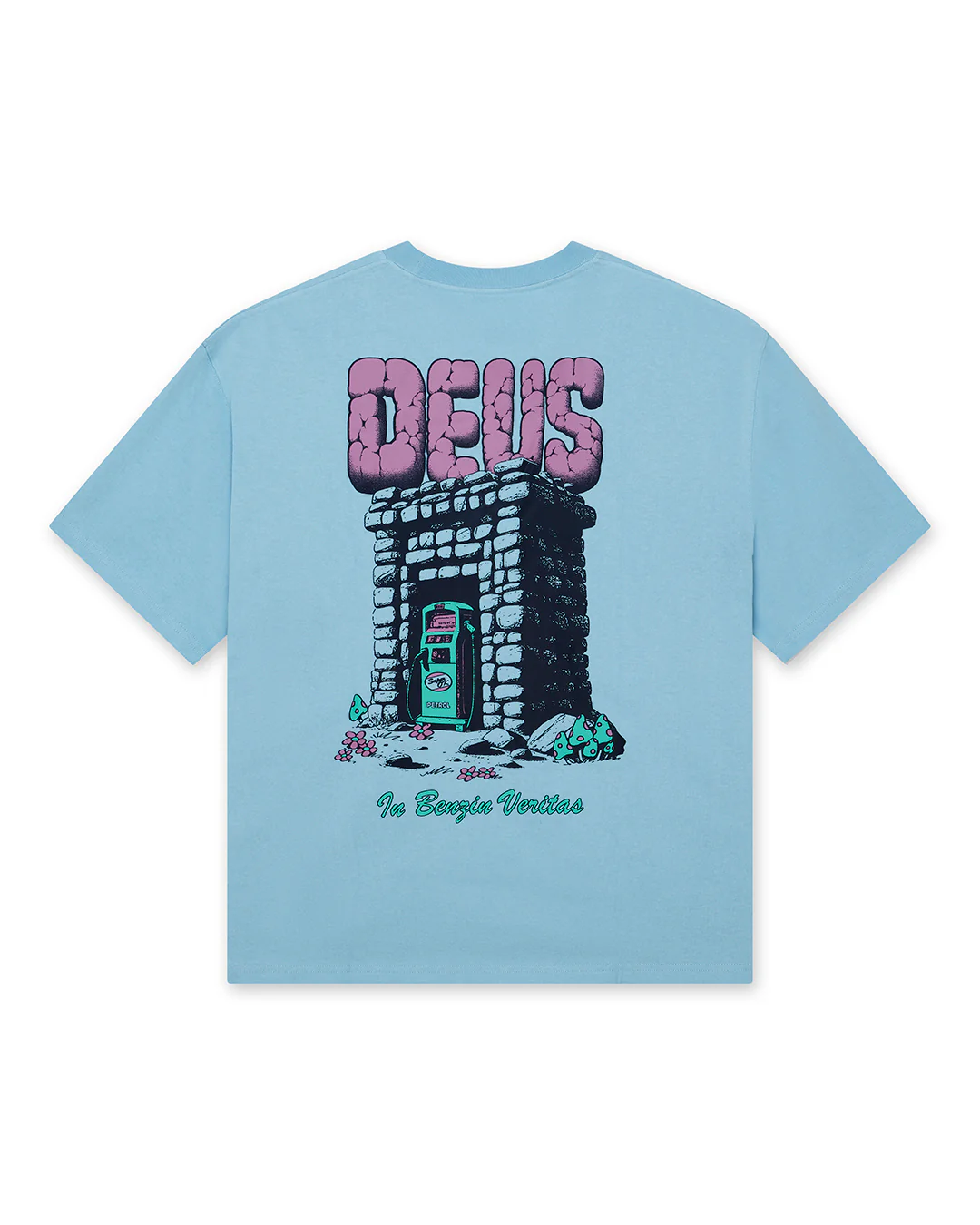 Primitive Fuel Tee - Sky Blue - Image 3