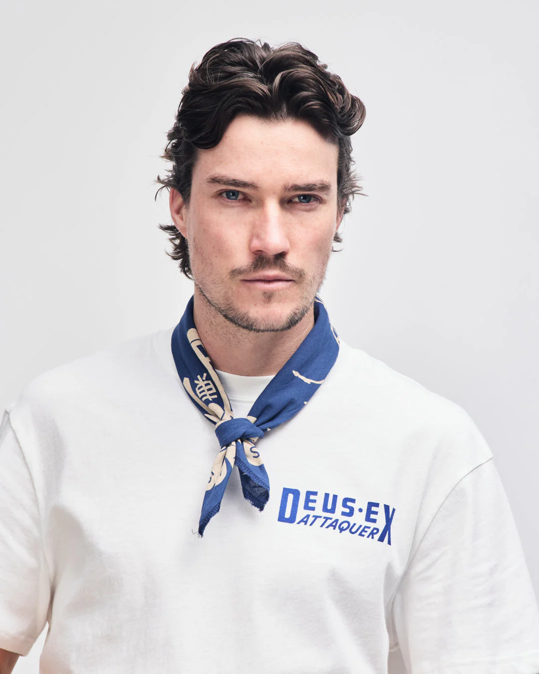 Deus Ex Attaquer Puncture Bandana - Royal Blue