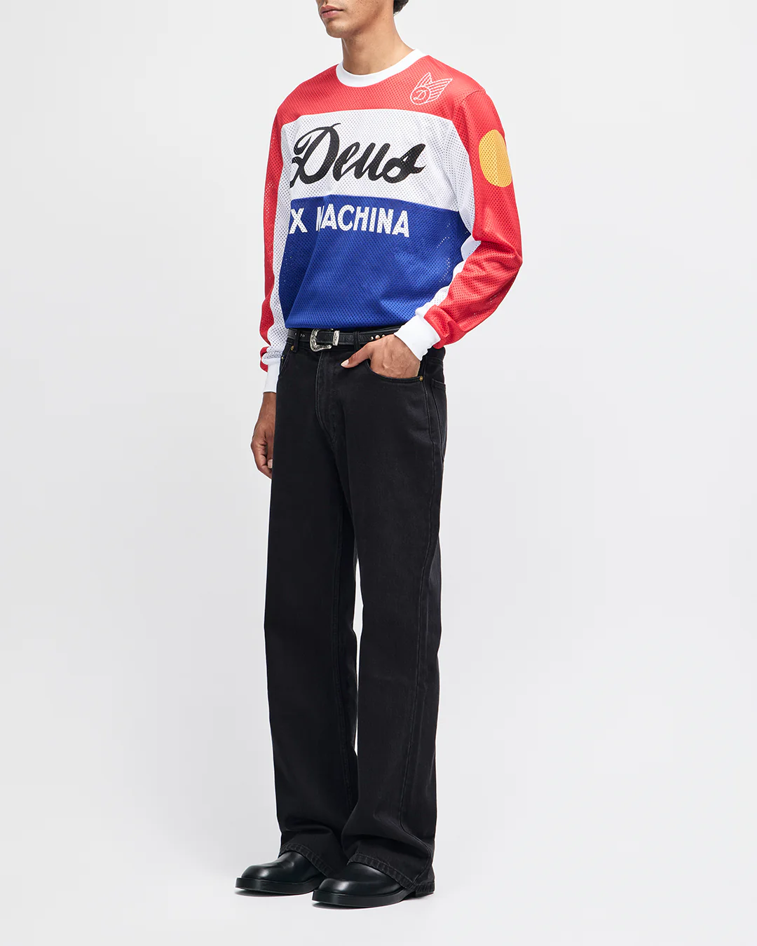 Saber Moto Jersey - Tricolour - Image 5