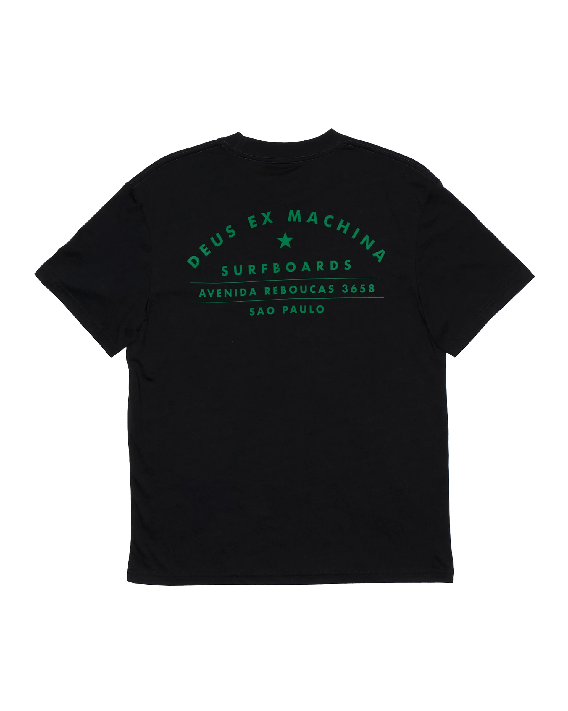 Sao Paulo Surf Address Tee - Black - Image 4