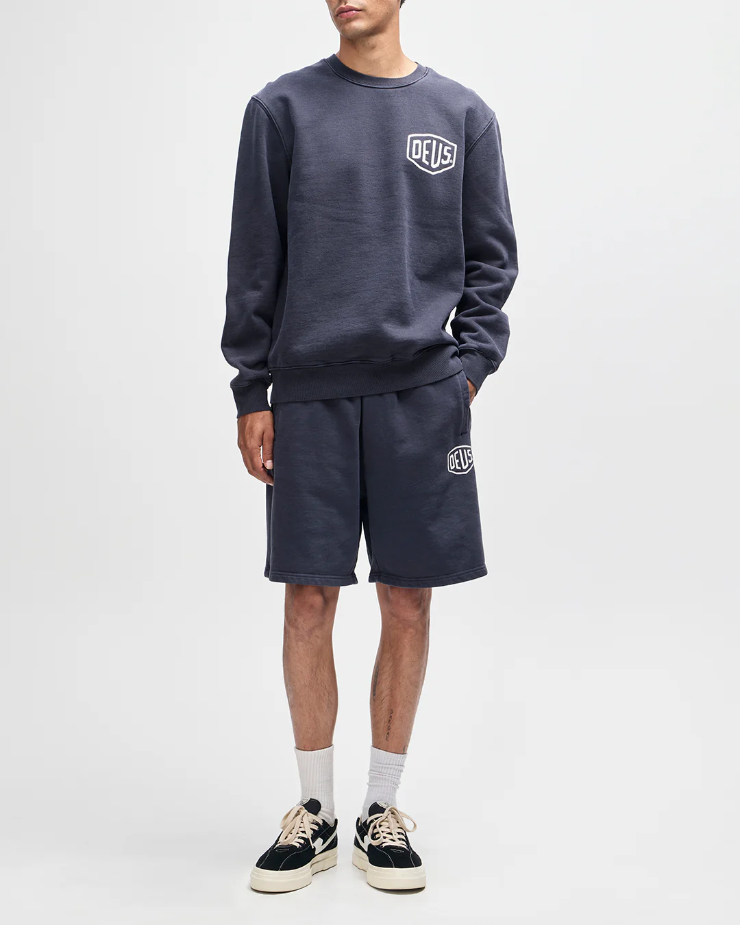 Shield Garment Dyed Crew - Black - Image 5