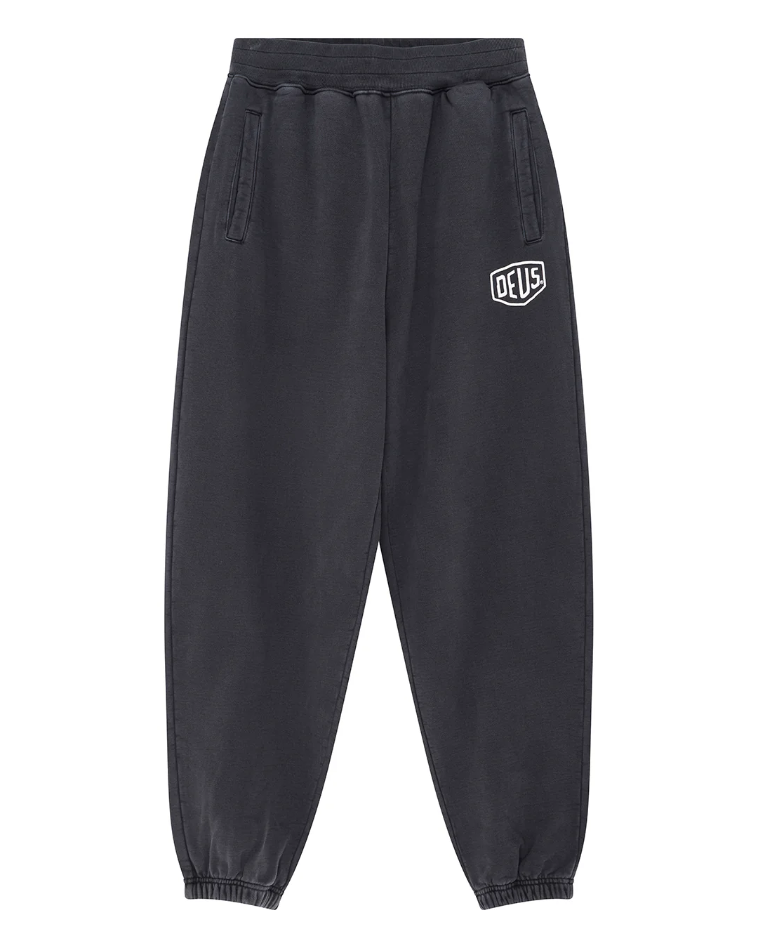 Shield Garment Dyed Track Pant - Black - Image 3