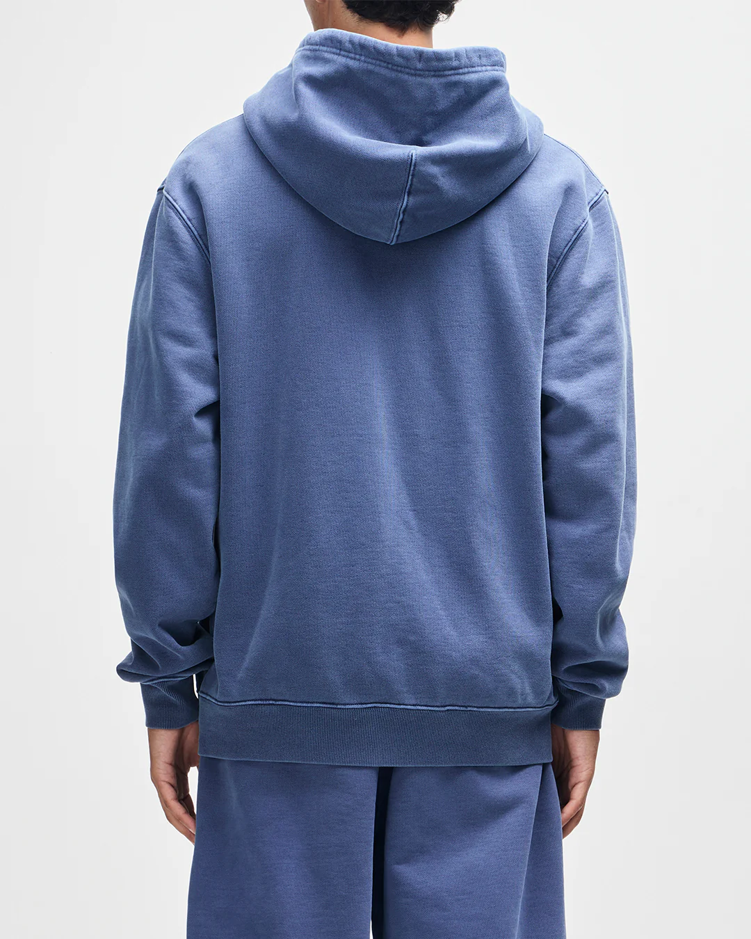 Shield Garment Dyed Zip Hoodie - Mechanic Blue - Image 2