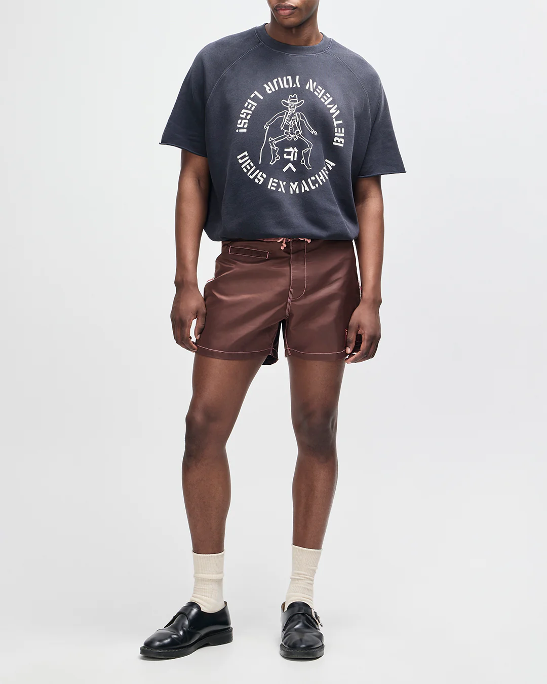 Short Short Boardshort - Ruby Red - Image 9