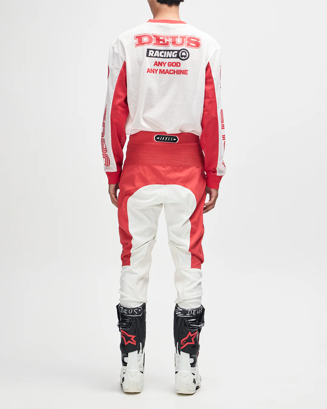 Step Out Moto Jersey - White-Red - Image 6
