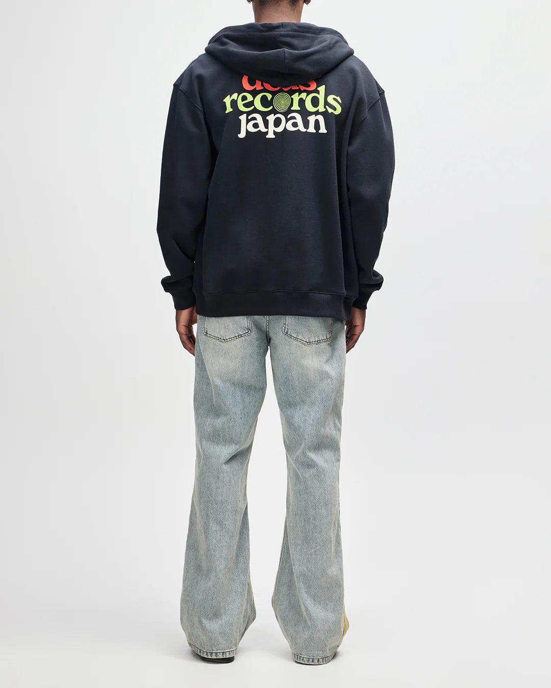 Strata Zip Hoodie - Black - Image 6