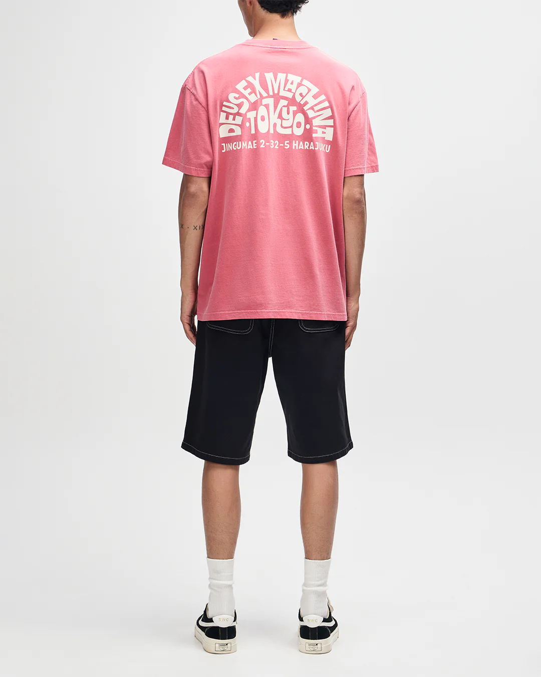 Tokyo Address Tee - Melon Red - Image 6