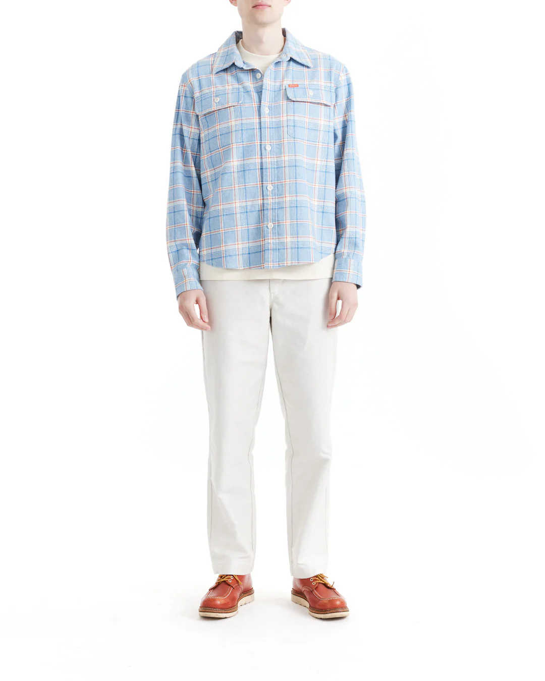 Vacay Check Shirt - Sky Blue - Image 2