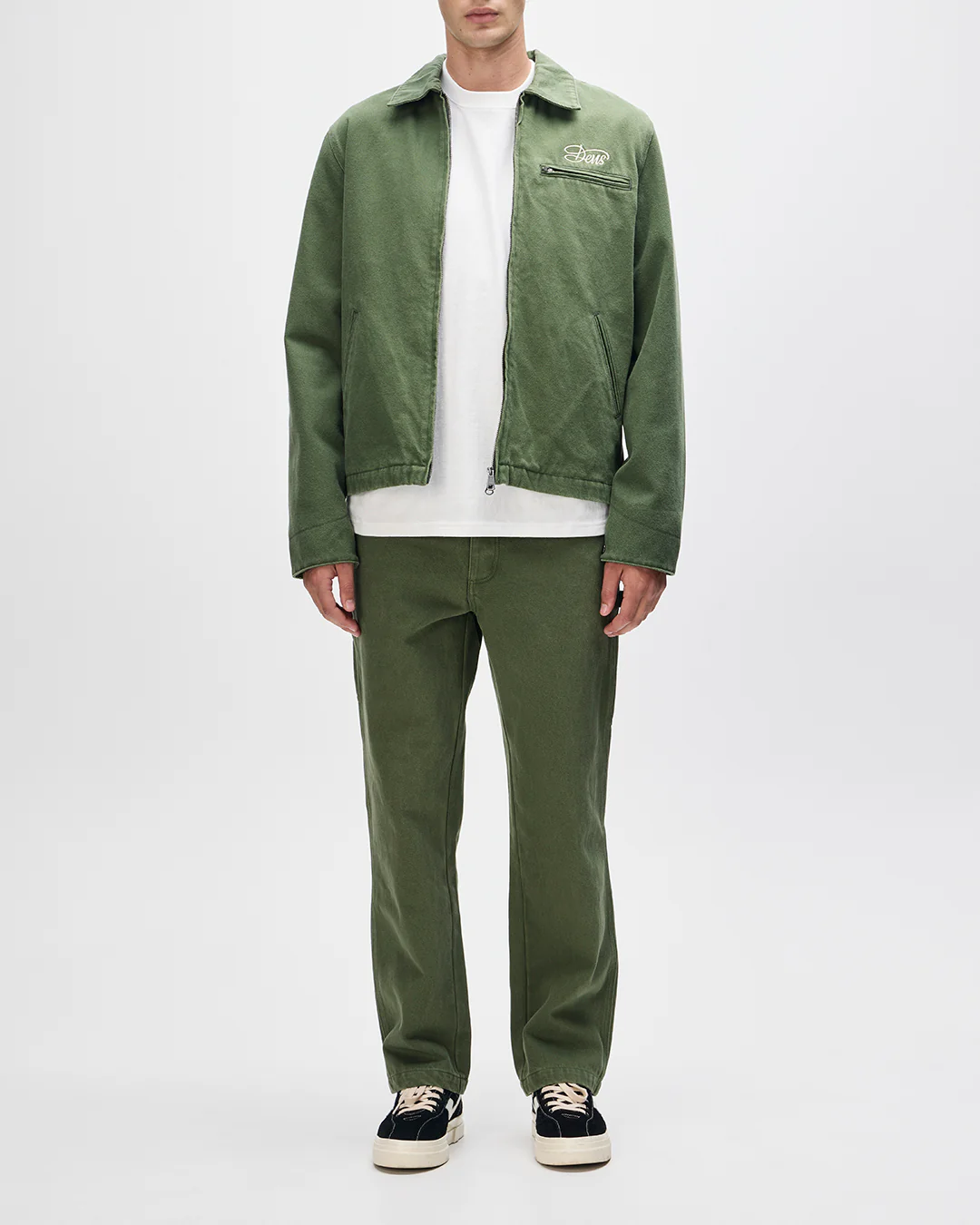 Workwear Overdye Jacket - Cypress Green - Image 5