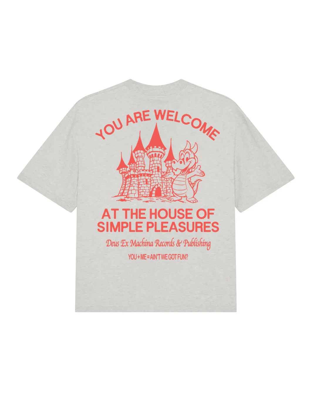 You Are Welcome Tee - Light Grey Marle - Image 2